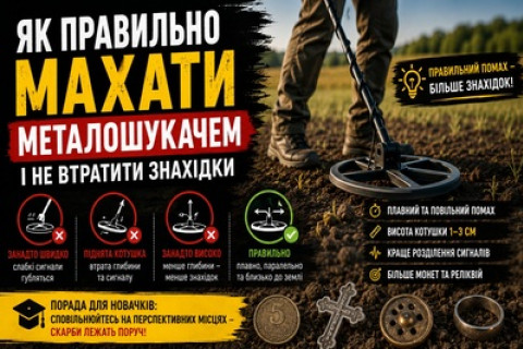 Зображення - Як правильно махати металошукачем і не втрачати знахідки